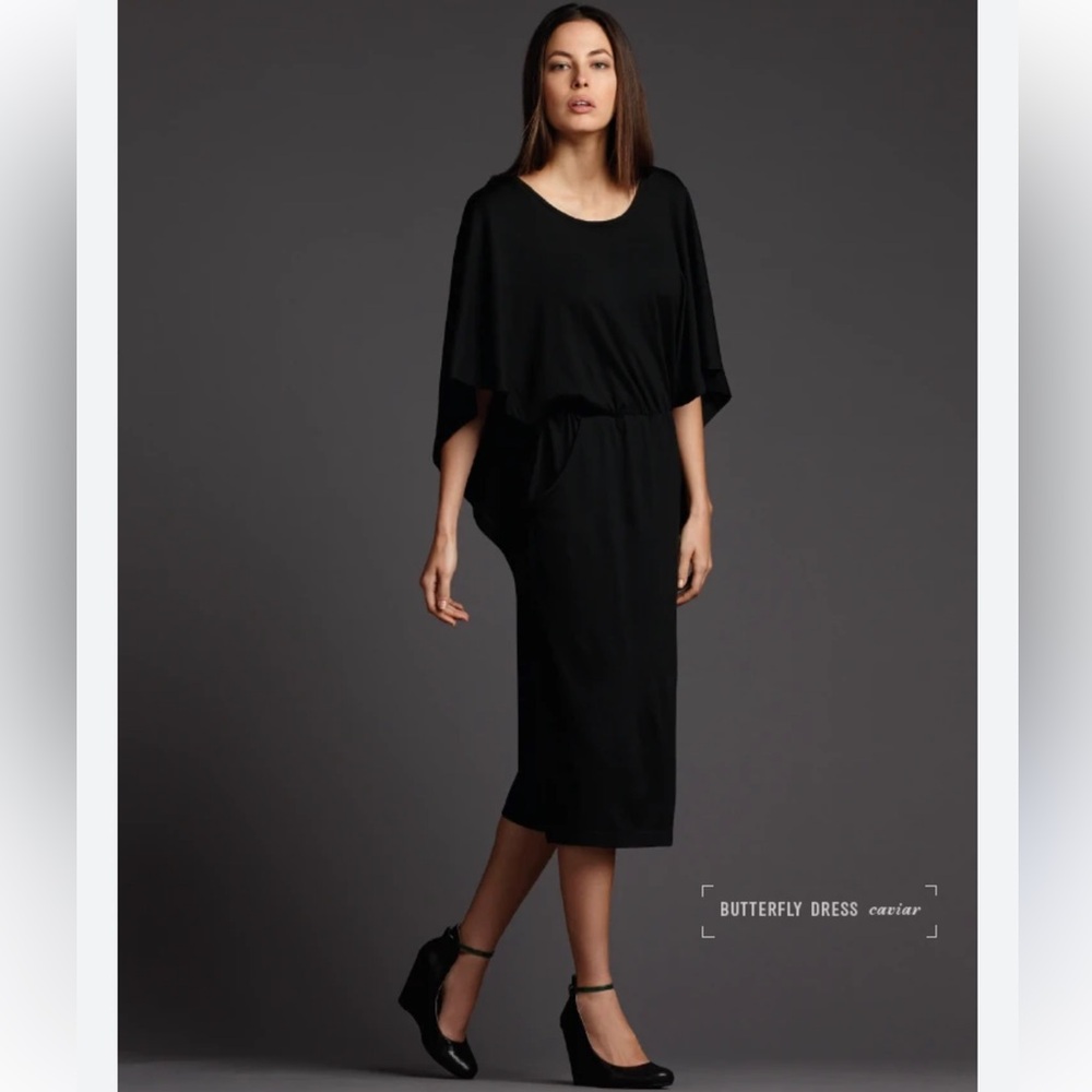 Nau Butterfly Merino Wool Dress large NWT minimalist